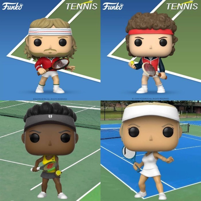 Funko Pop Tennis Legends Venus Williams Maria Sharapova Bjorn Borg