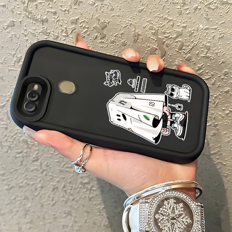 Casing Hp OPPO A7 OPPO A5s OPPO A12 OPPO A12S A11k Case Casing HP Kesing Robot penutup pelindung sil