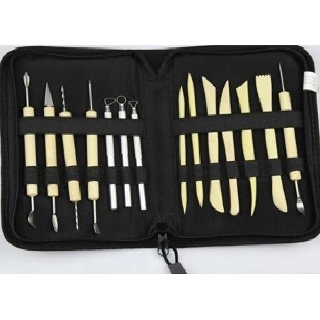 

Murah | Promo Sculpting Tool Set / Butsir Set / Pisau Ukir Set 14 In 1 (Bonus Tas)