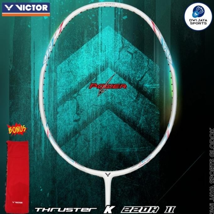 RAKET BADMINTON VICTOR THRUSTER K 220H II | TK 220H II | TK-220 H | THRUSTER K 220 H II M 2710T