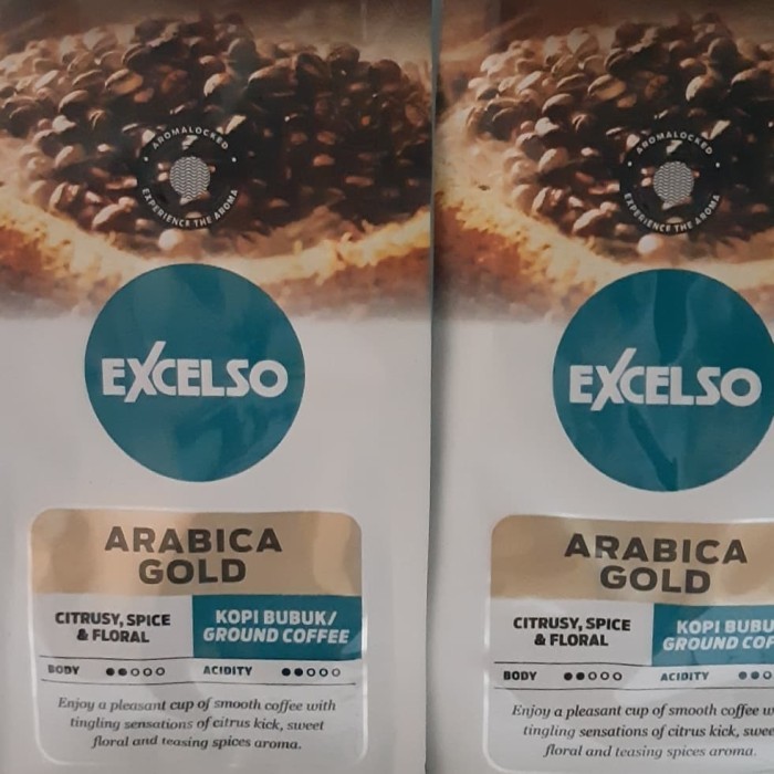 

Kopi Excelso Arabica Gold 200 Gram