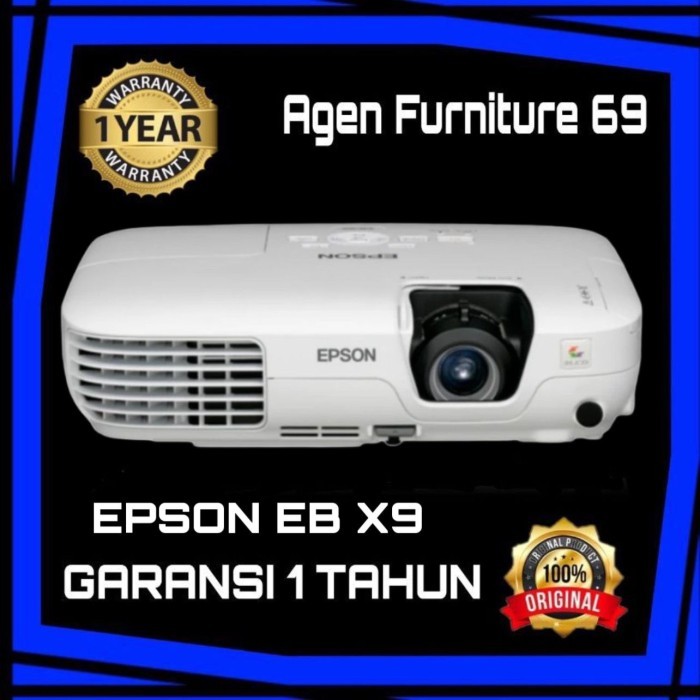 Proyektor Epson EB-X9 Putih - 2500 ANSI Lumens, XGA (1024x768)