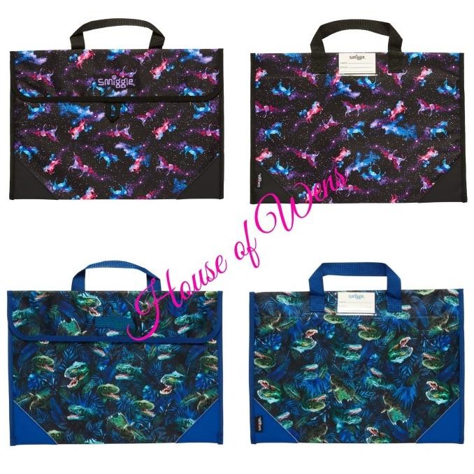 

SMIGGLE GALAXY BOOK BAG ORIGINAL - TAS MAP TAS BUKU GAMBAR
