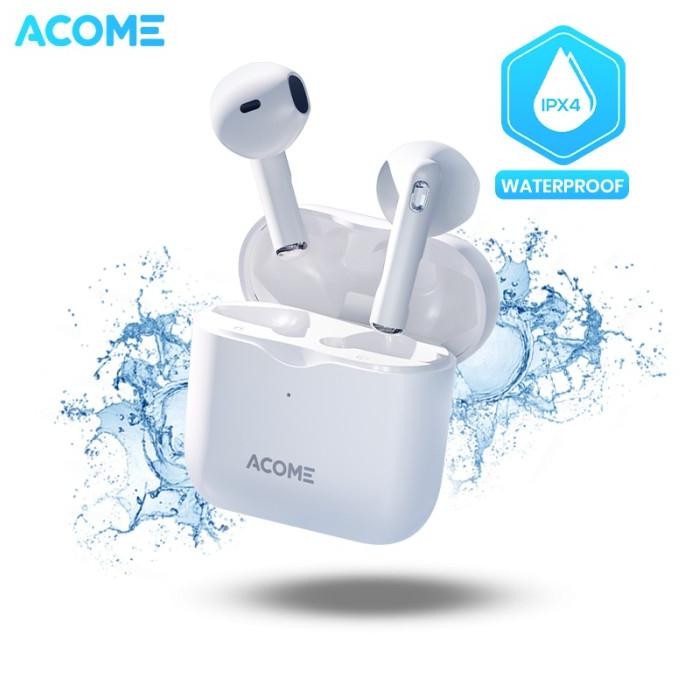 Headset Wireless Acome Tws Inpods At01 Bluetooth Earphone Olahraga