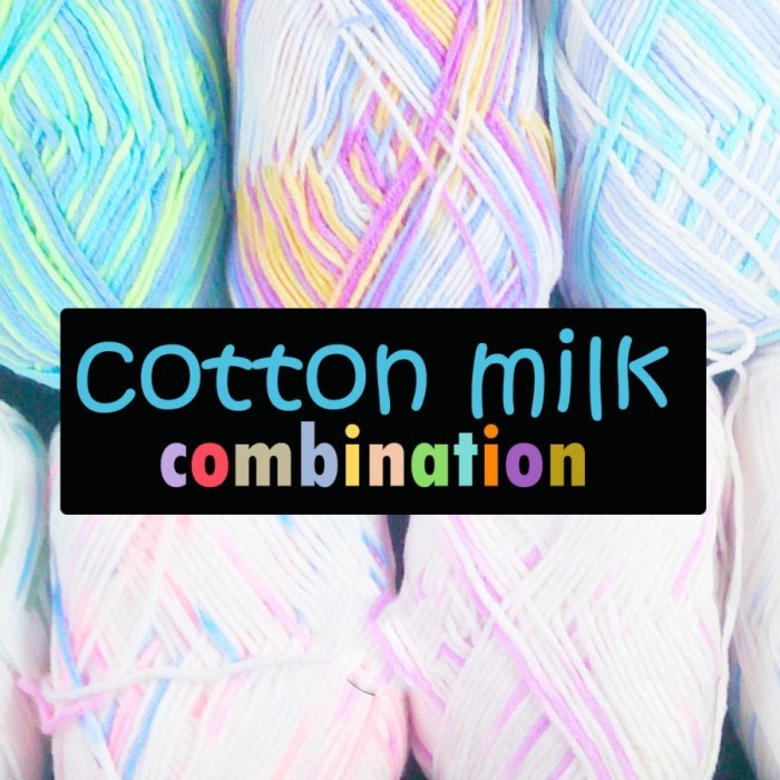 

Beli - Promo Terbatas Benang Rajut Milk Cotton Combination