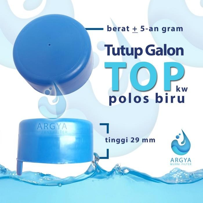 Tutup Galon Top Kw Polos 2000Pcs Khusus Gojek Instant & Grab Express