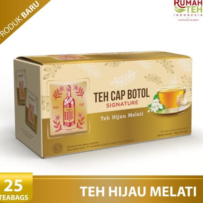 

Teh Celup Cap Botol -Teh Hijau Melati 25 Bags -Kemasan 3 Dus