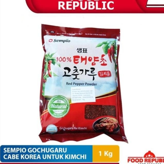 

Gochugaru Kasar Korea 1 Kg / Bubuk Cabe Korea Sempio Untuk Kimchi