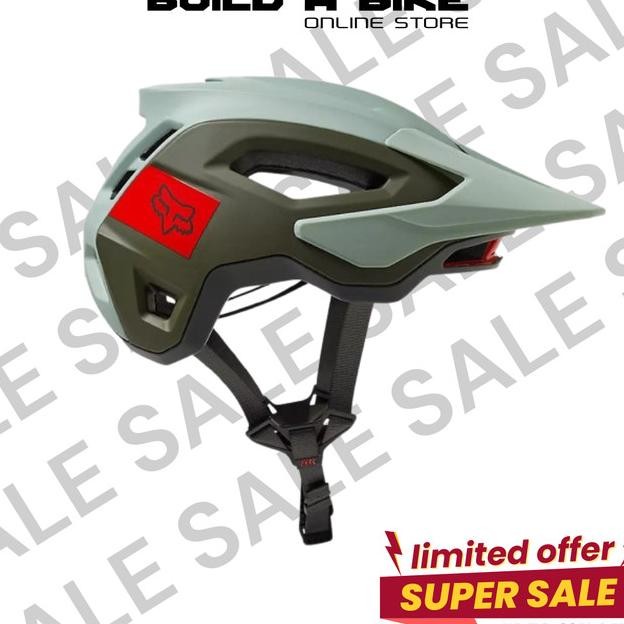 (New) Helm Sepeda Fox Speedframe Pro Bloed