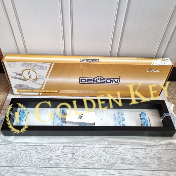 anyar ya@1 Pull Handle Kotak Dekson Dekkson Pintu SQ PH DL 801 60 CM Black Hitam