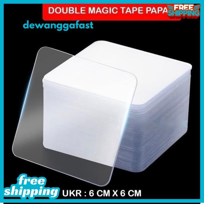 

DOUBLE SIDE TAPE PAPAN NANO TAPE MOTIF BARU KEKUATAN LENGKET LEBIH 10X TERMURAH