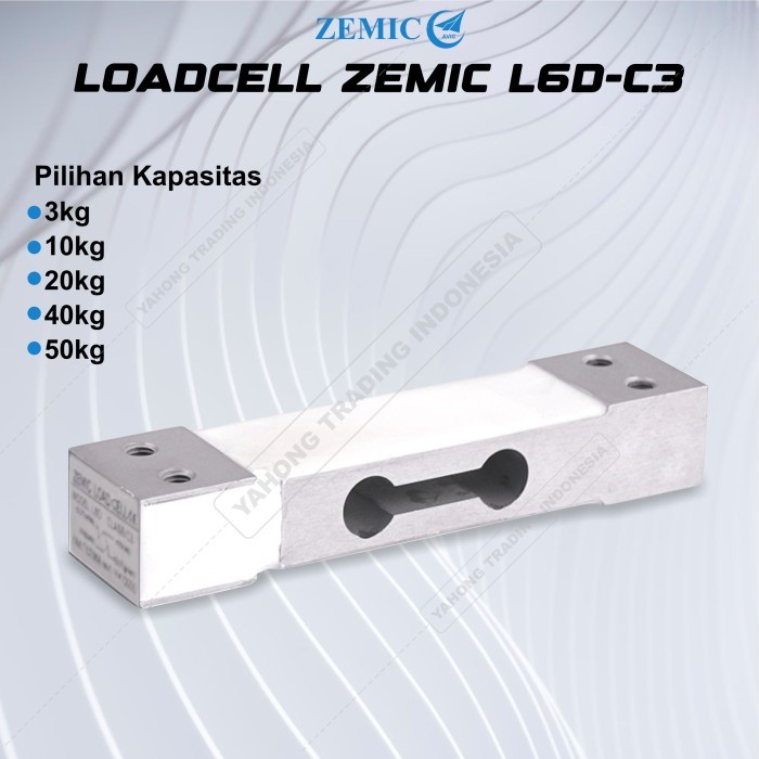 

newgan!! Loadcell Zemic L6D C3 Load Cell Sensor Timbangan Digital