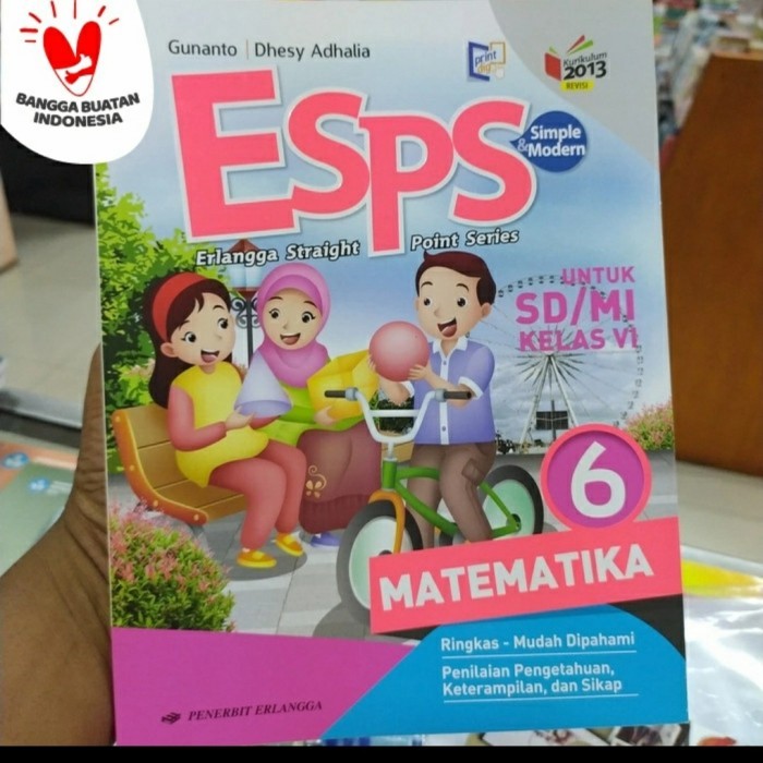 

BUKU ESPS MATEMATIKA KELAS 6 SD PENERBIT ERLANGGA KURIKULUM 2013