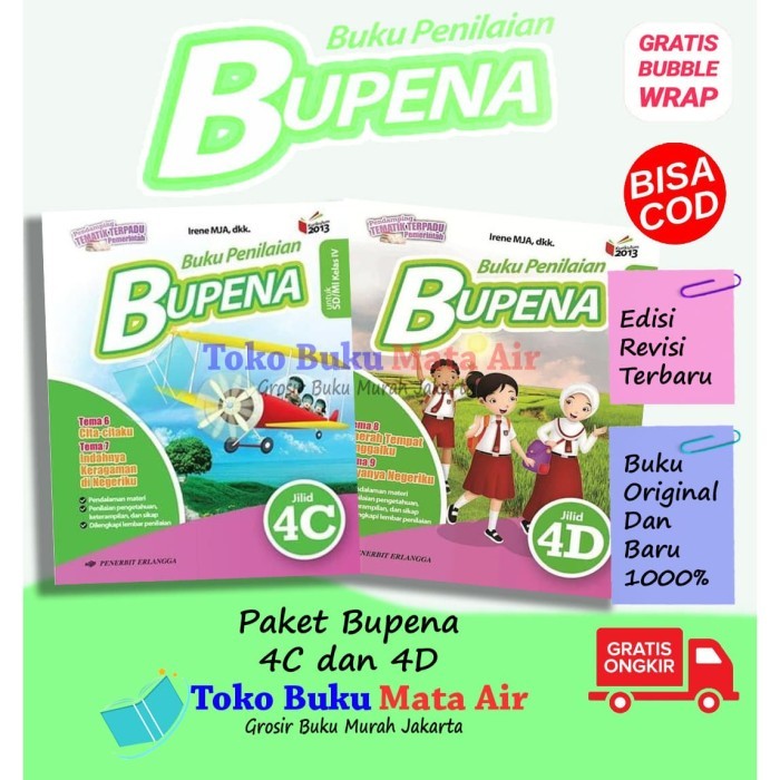

BEST SELLER PAKET BUPENA 4C & 4D K13N ERLANGGA