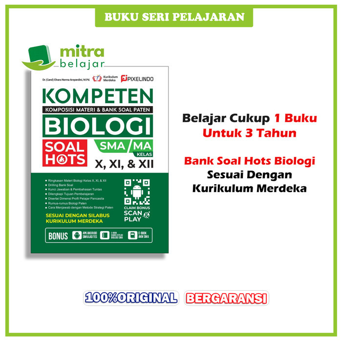 

Buku Pelajaran SMA MA Kompeten Bank Soal Hots Biologi Kelas 10 11 12