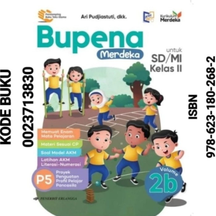 

buku penilaian bupena 2B / jilid 2B kelas 2 sd tema 1 2 semester 1