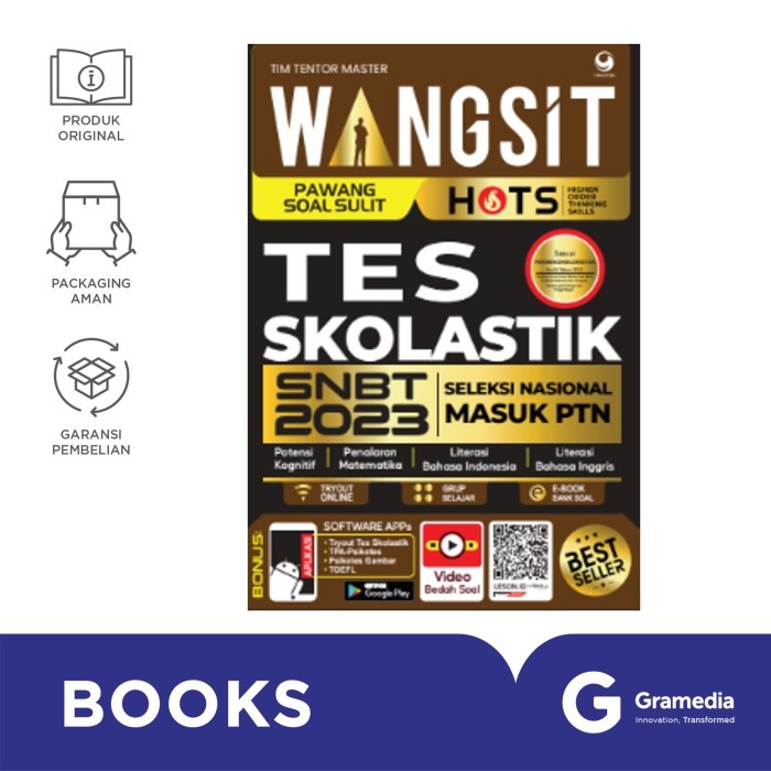 

WANGSIT : HOTS TES SKOLASTIK SELEKSI NASIONAL MASUK PTN