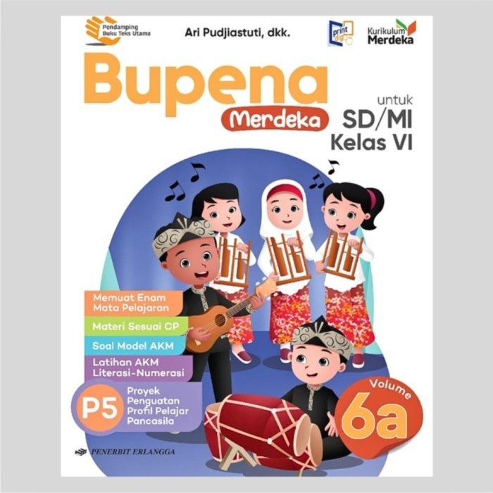 

Buku Bupena Volume 6A 6B 6C 6D Kelas 6 SD Erlangga Kurikulum Merdeka