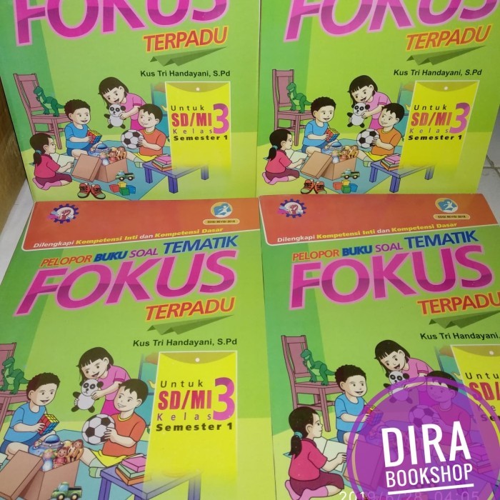 

pelopor buku soal tematik fokus terpadu SD kelas 3 semester 1