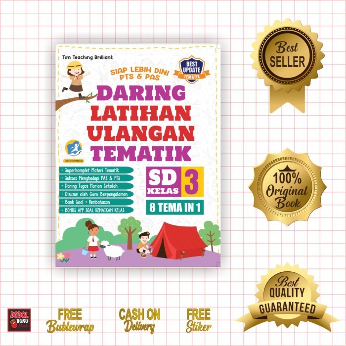 

BUKU TEMATIK SD KELAS 3 : DARING LATIHAN ULANGAN HARIAN - BUKUMURAH