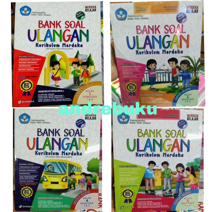 

Bank Soal Ulangan SD Kelas 1 2 4 5 Kurikulum Merdeka +Kunci Jawaban