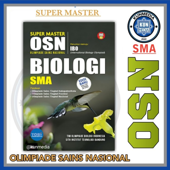 

BUKU SUPER MASTER OLIMPIADE OSN KSN BIOLOGI SMA/MA - YRAMA WIDYA