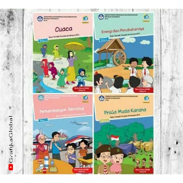 

Buku Tematik SD Paket Kelas 3 Semester 1 Tema 1234 Semester 2 5678