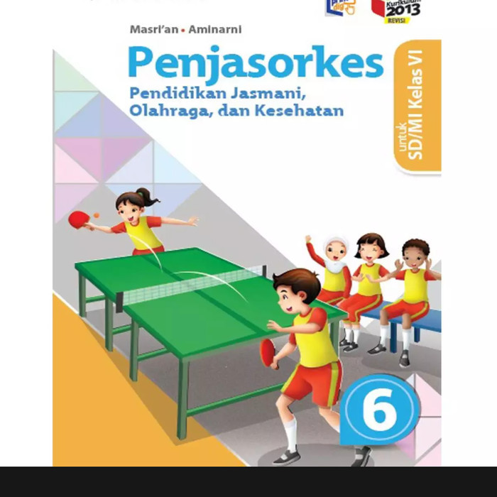 

buku teks penjasorkes k13 erlangga kelas 6 edisi revisi terbaru