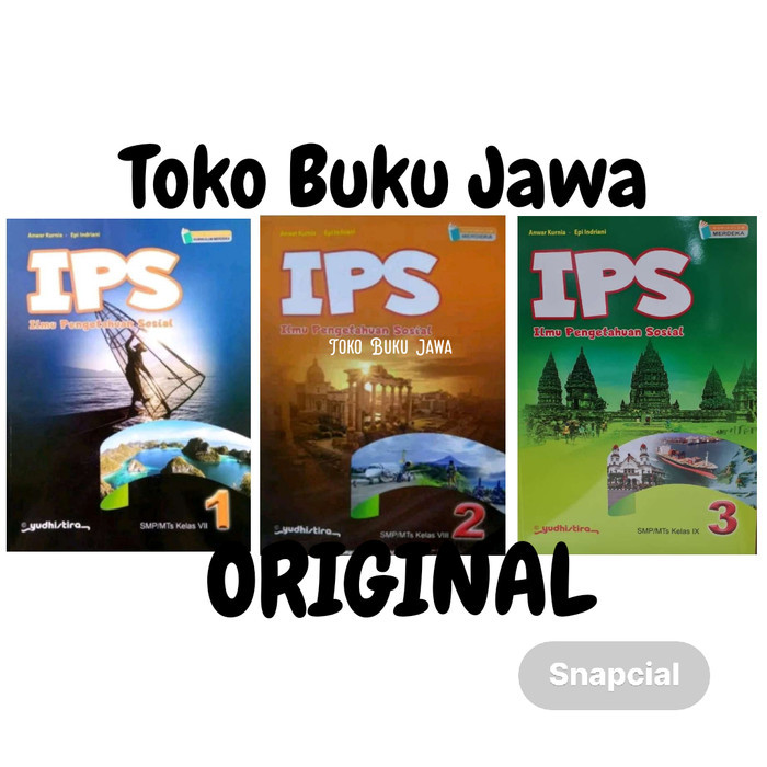 

ORIGINAL Buku IPS Kelas 7 8 9 SMP MTS Kurikulum Merdeka Yudhistira