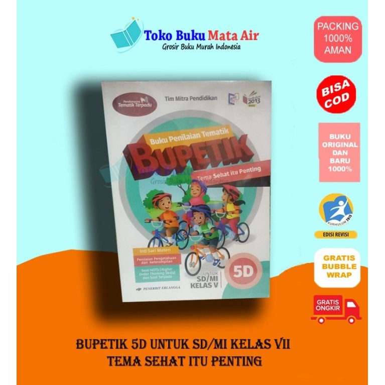 

BEST SELLER PAKET SATUAN BUPETIK 5A-5I KELAS V SD/MI K13N - ERLANGGA