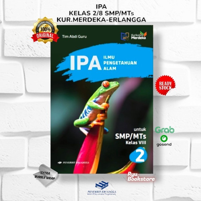 

Original IPA Kelas 2/8 SMP/MTs Kurikulum Merdeka - Erlangga