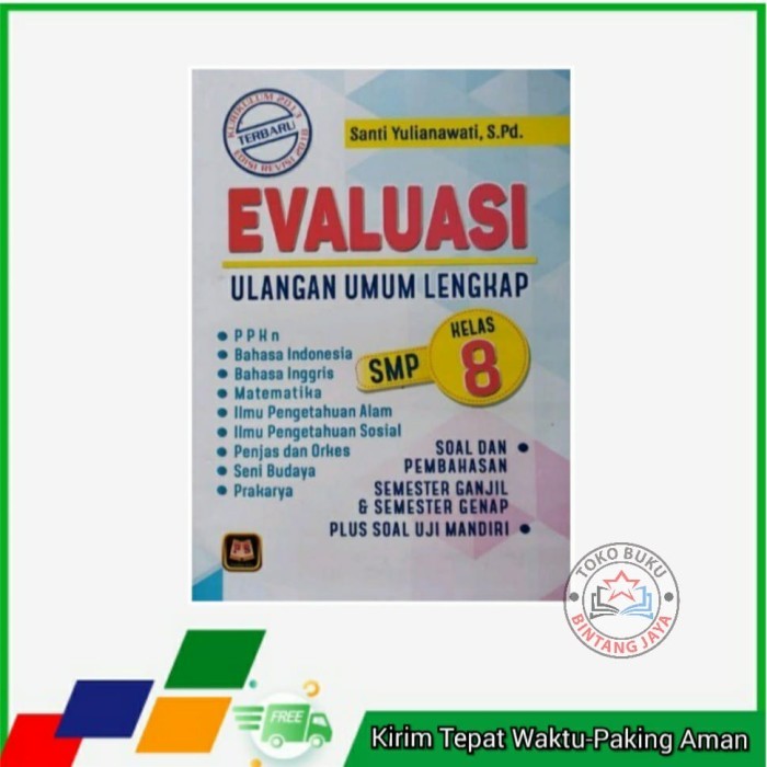 

Buku Latihan Soal Lengkap Untuk SMP Kelas 8 Kurikulum 2013 Terbaru
