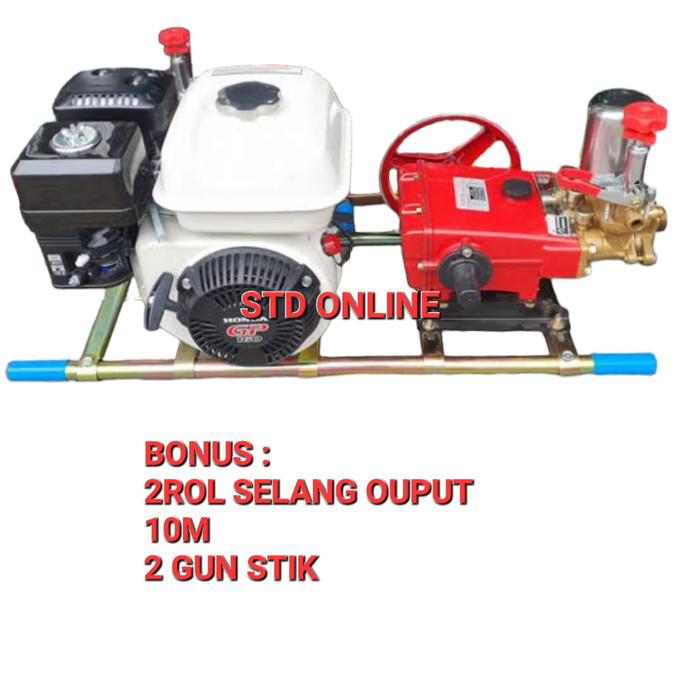 Mesin Steam Cuci Mobil Cuci Motor Utk Usaha Honda Gp160 + Sc22