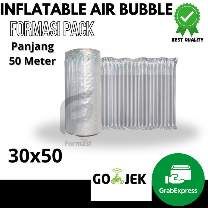 

Inflatable Air Bubble 30Cm X 50M Cushion Wrap Fo-Air/Bubble Wrap Angin Promo