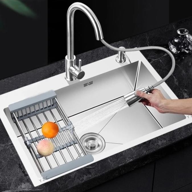 Promo Kichen Sink Onan 8050 Stainless/Bak Cuci Piring Onan 8050 1 Lubang Jumbo Original