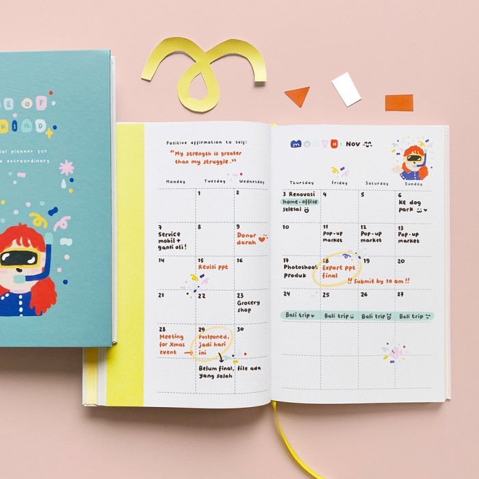 

One Of A Kind Undated Planner Peekmybook / Weekly Agenda 2023 2024