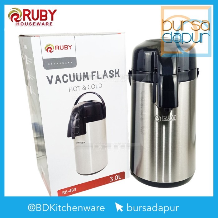 Sigma Vacuum Jug Air Pump 3 Liter Termos Pompa Air Panas