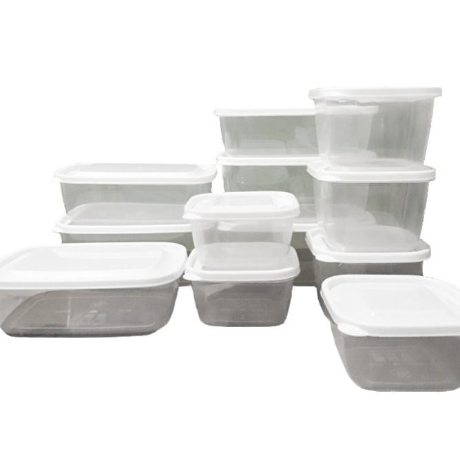White Food Container set isi 12pcs Frenzy Fresh Set by Green Leaf