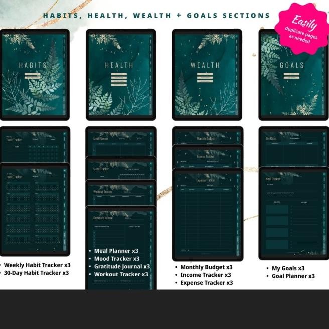 

Digital Daily Weekly Monthly Planner Buku Jurnal Agenda Diary