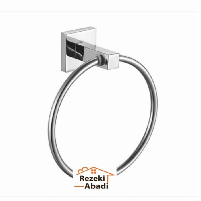 

FREE ONGKIR TOWEL RING STAINLESS SUS304 - GANTUNGAN LAP TANGAN MODEL BULAT FREE ONGKIR