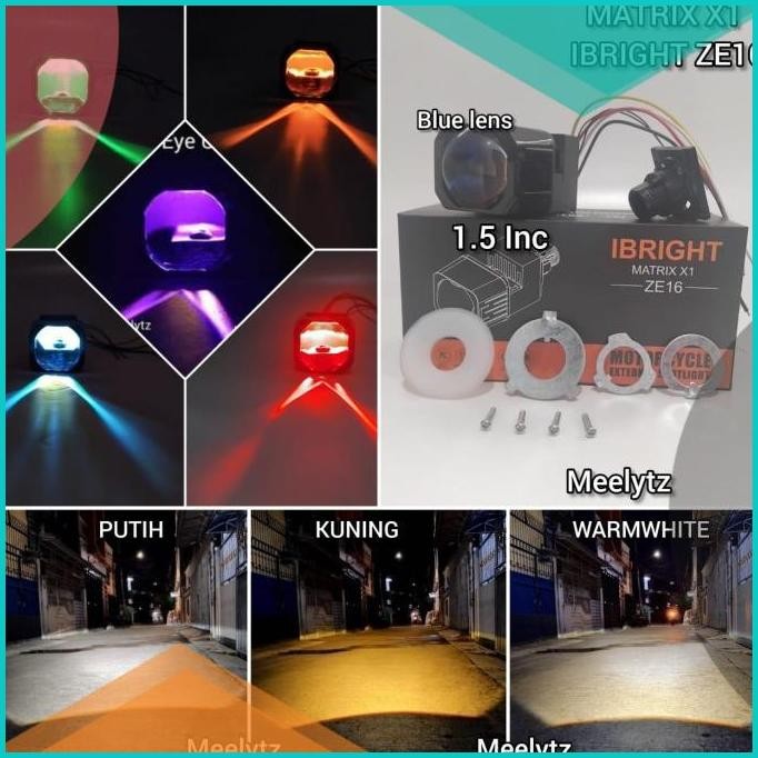 IBRIGHT ZE 16 - Biled Projector Matrix x1 Tipe Ibright ZE16 1.5inc 14