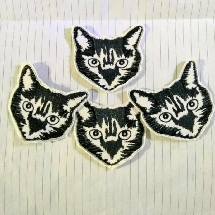 

><><><] Patch Bordir Kepala Cat