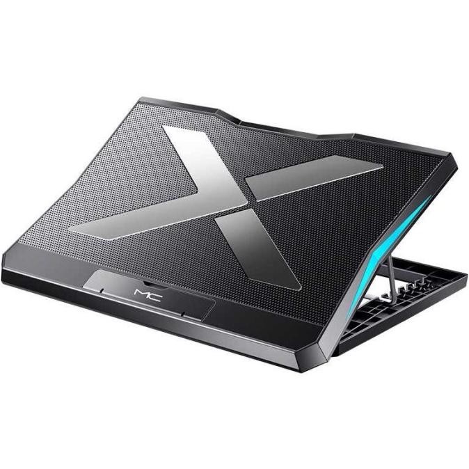 Cooling Pad Gaming LED RGB 6 Kipas Ngebut Cooler Laptop 13 15 17 Inch