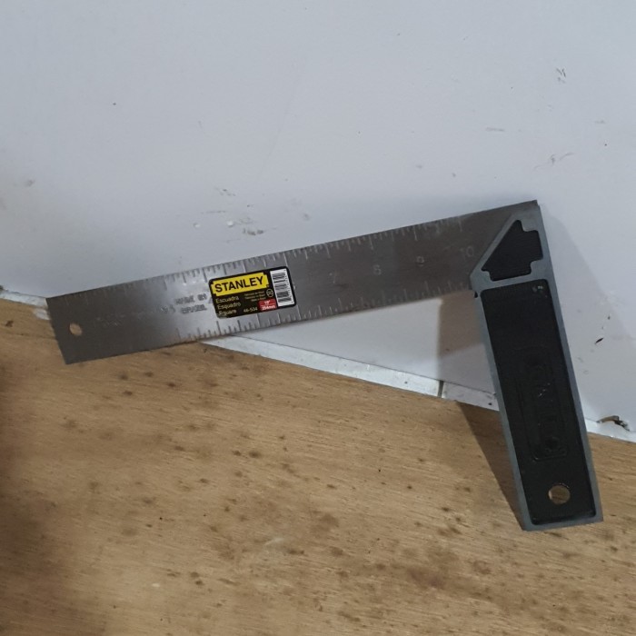 

newgan!! Penggaris siku 10" Try Square STANLEY 46-534