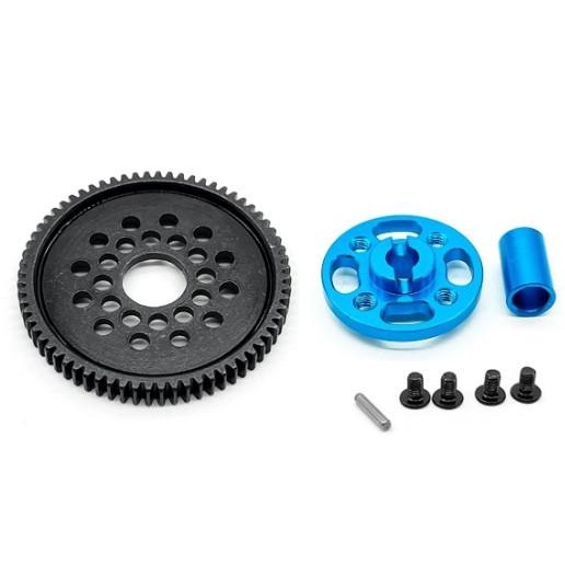 Max Speed Tt-02 Metal 68T High Speed Spur Gear + Gear Mount (Mxt02Hsg) !! Ready