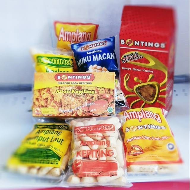 

100% Asli Cemilan Makanan Oleh-Oleh Khas Balikpapan Kalimantan Bontings Terlaris Terlaris