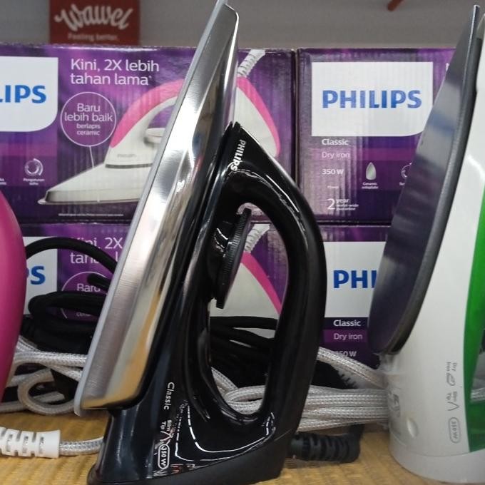 

'+'+'+'+] philips dry iron hitam hd 1173