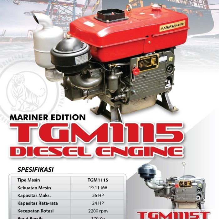 paling diminati] ENGINE DIESEL 1115 24 PK MESIN DIESEL 24 PK