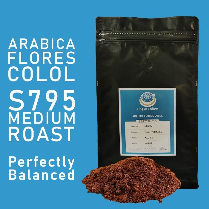 

Kopi Arabika Arabica Flores Manggarai Colol Medium 1Kg Bubuk