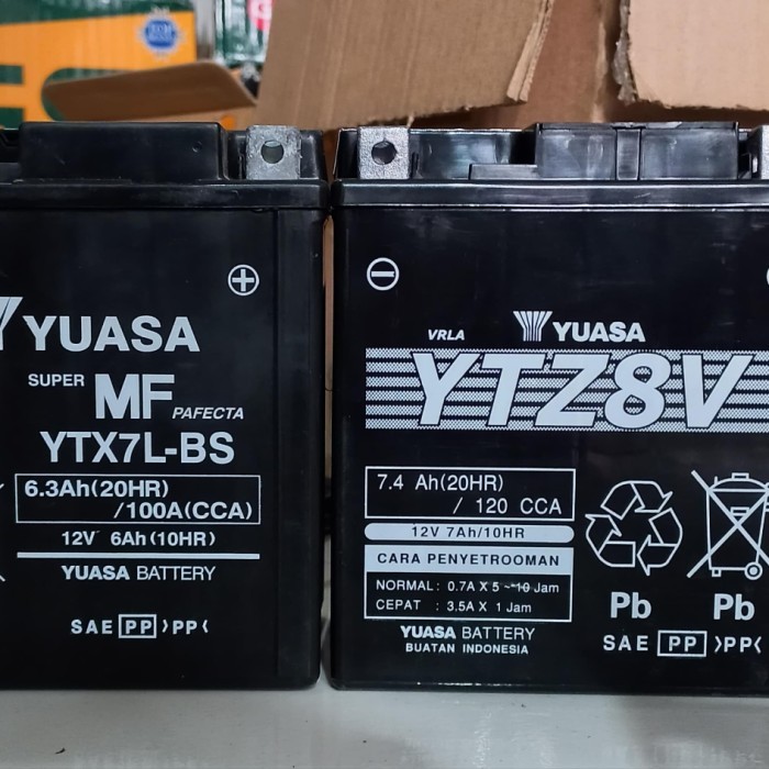 Aki Kering / Accu Vespa Matic Yuasa